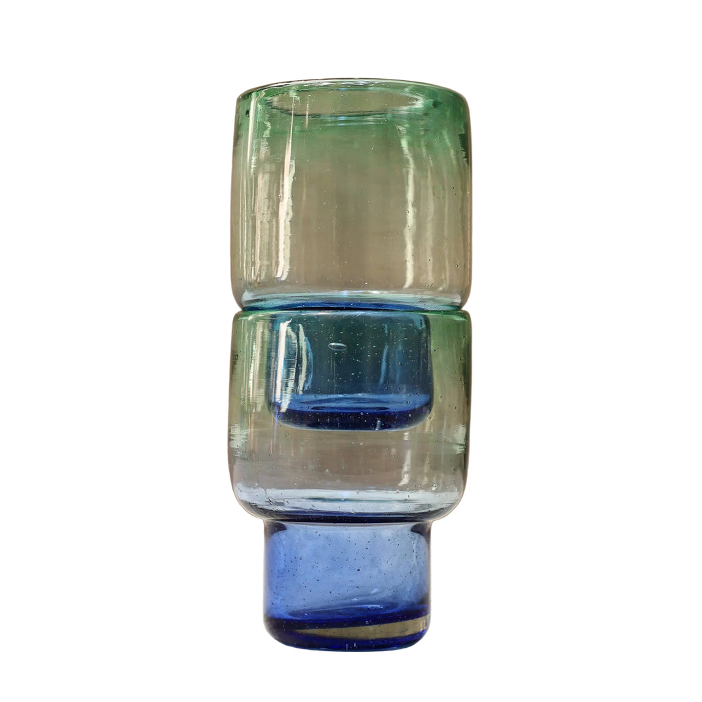 Stacking Glass Tumbler in Horizon