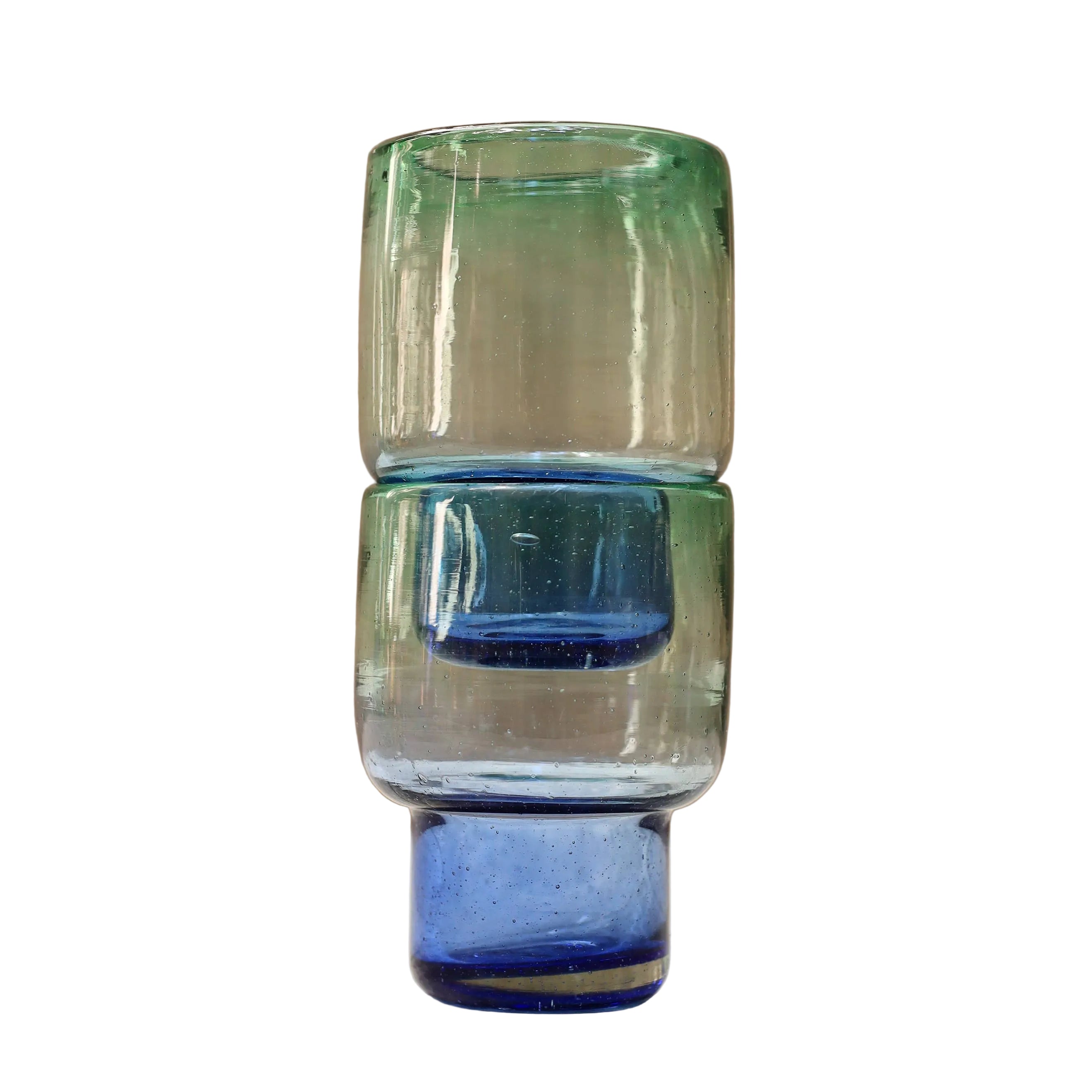Stacking Glass Tumbler in Horizon