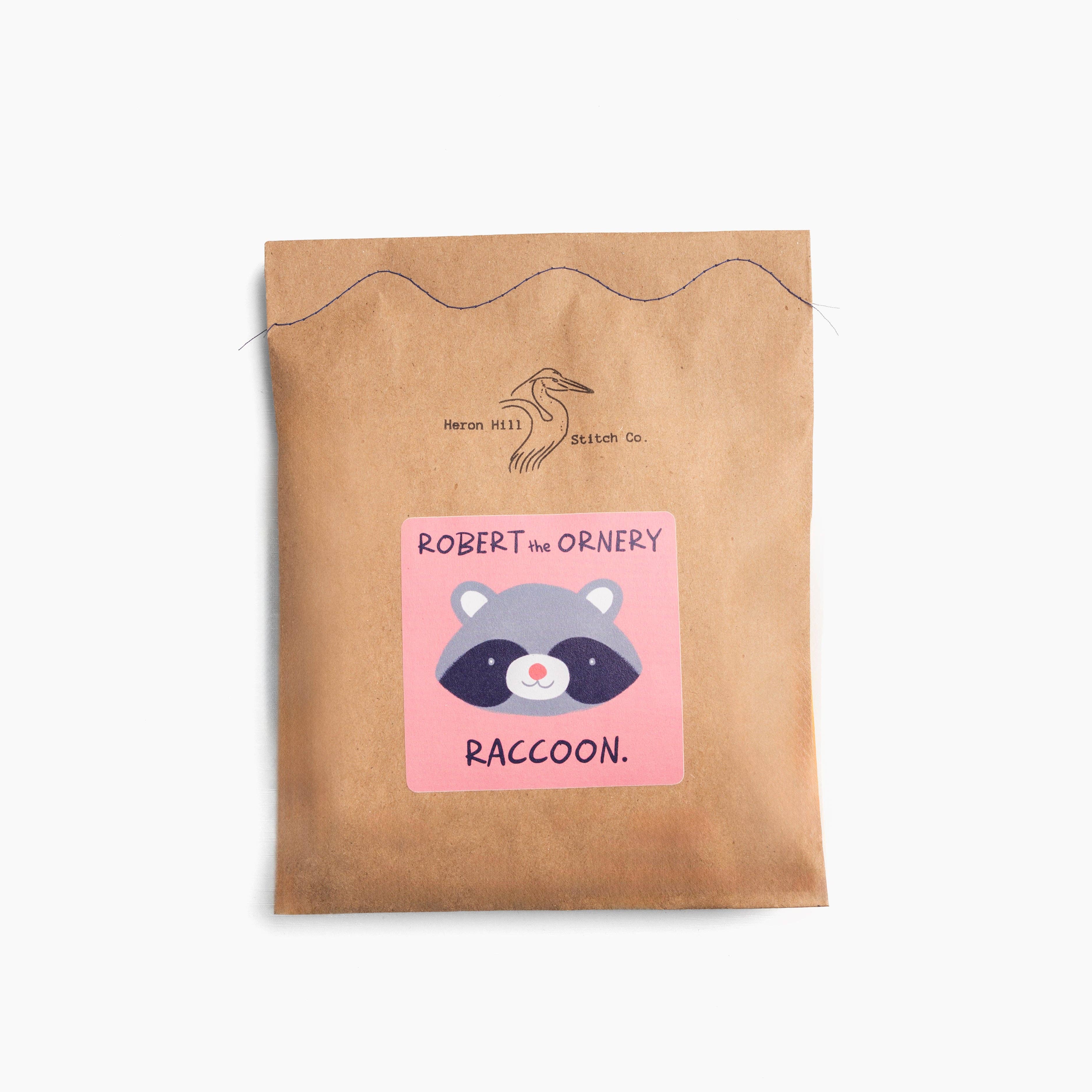 Robert the Ornery Raccoon - DIY Craft Kit
