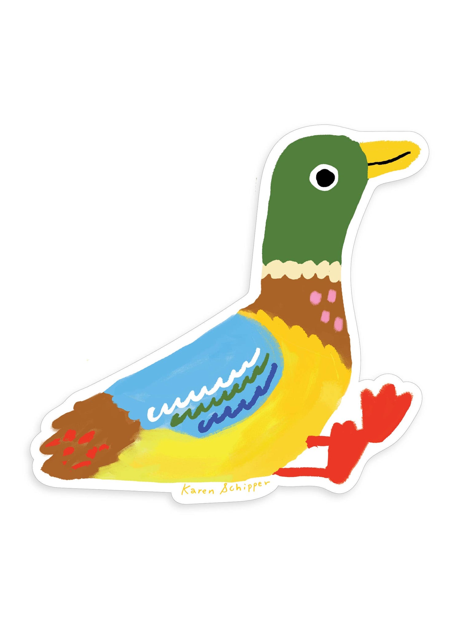 Mallard Duck Sticker