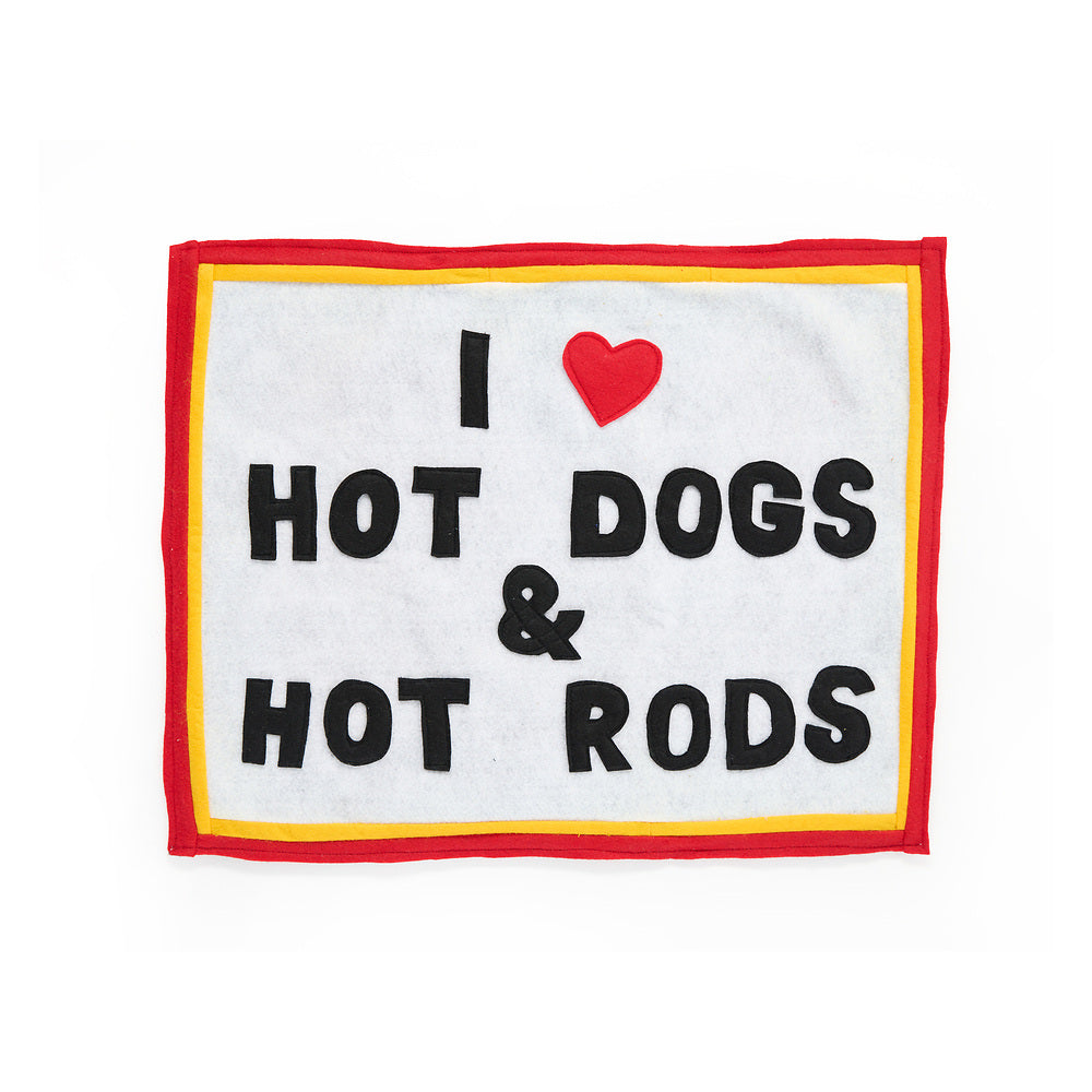 Katie Peck - Hot Dogs & Hot Rods Flag