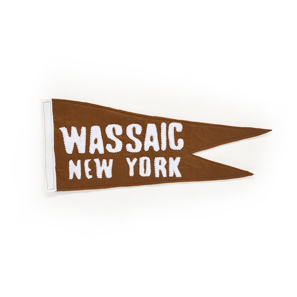 Wassaic New York - Brown Flag
