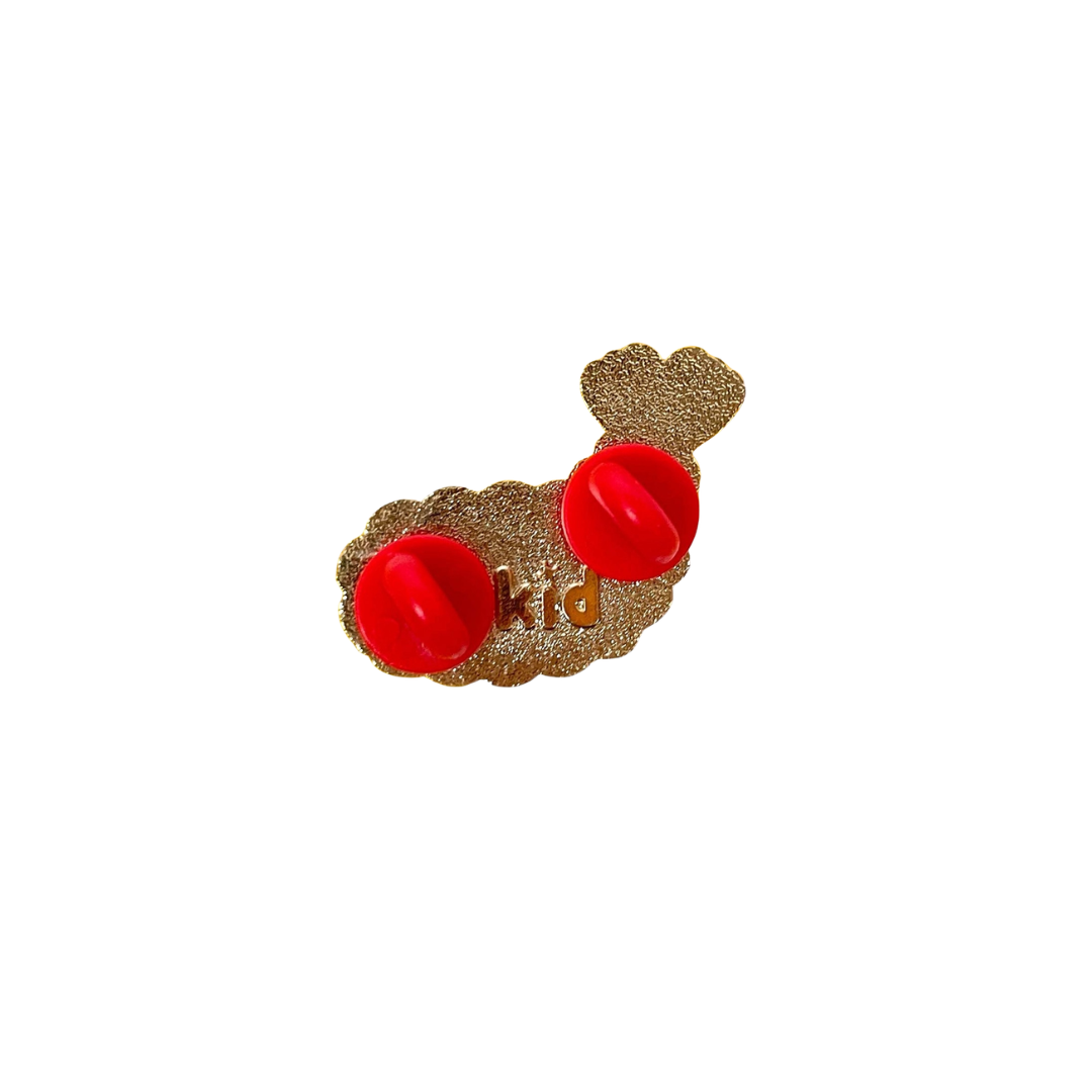 Shrimp Tempura Enamel Pin