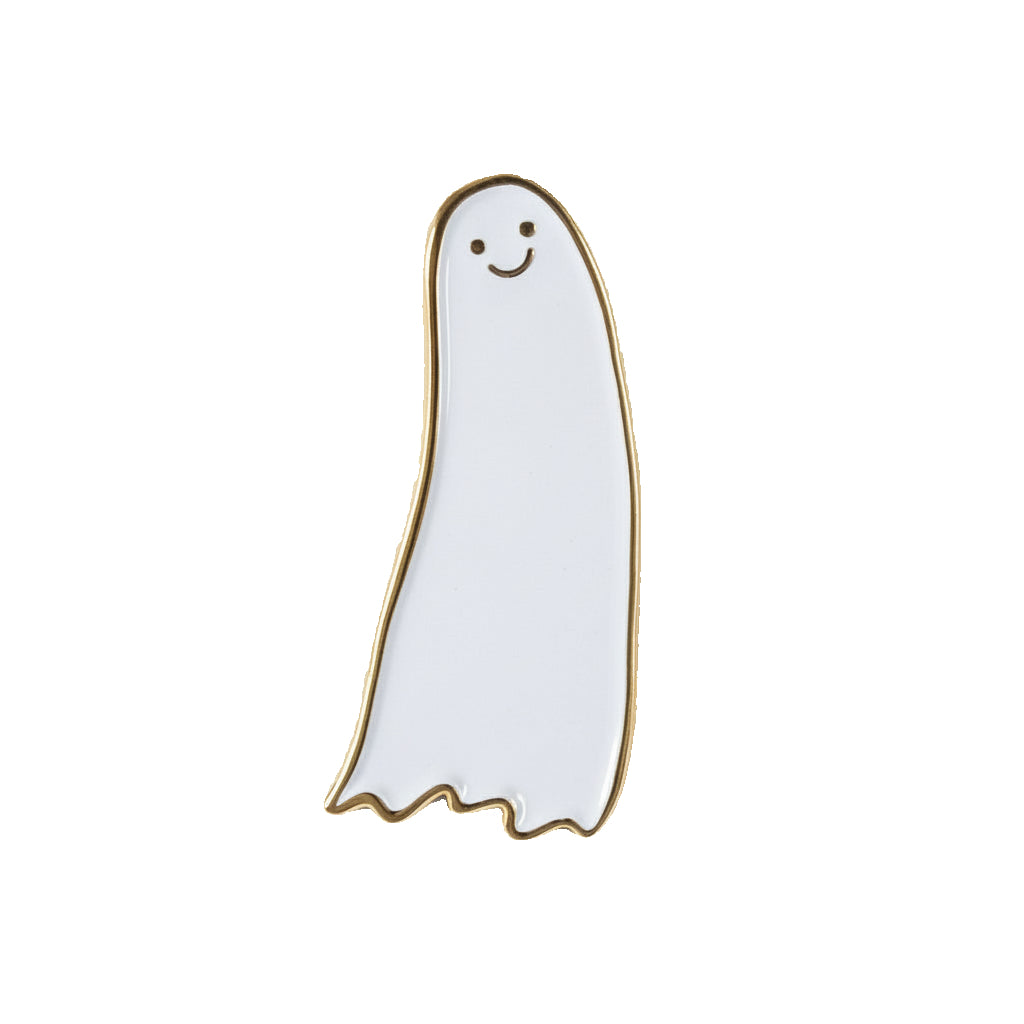 Happy Ghost Enamel Pin