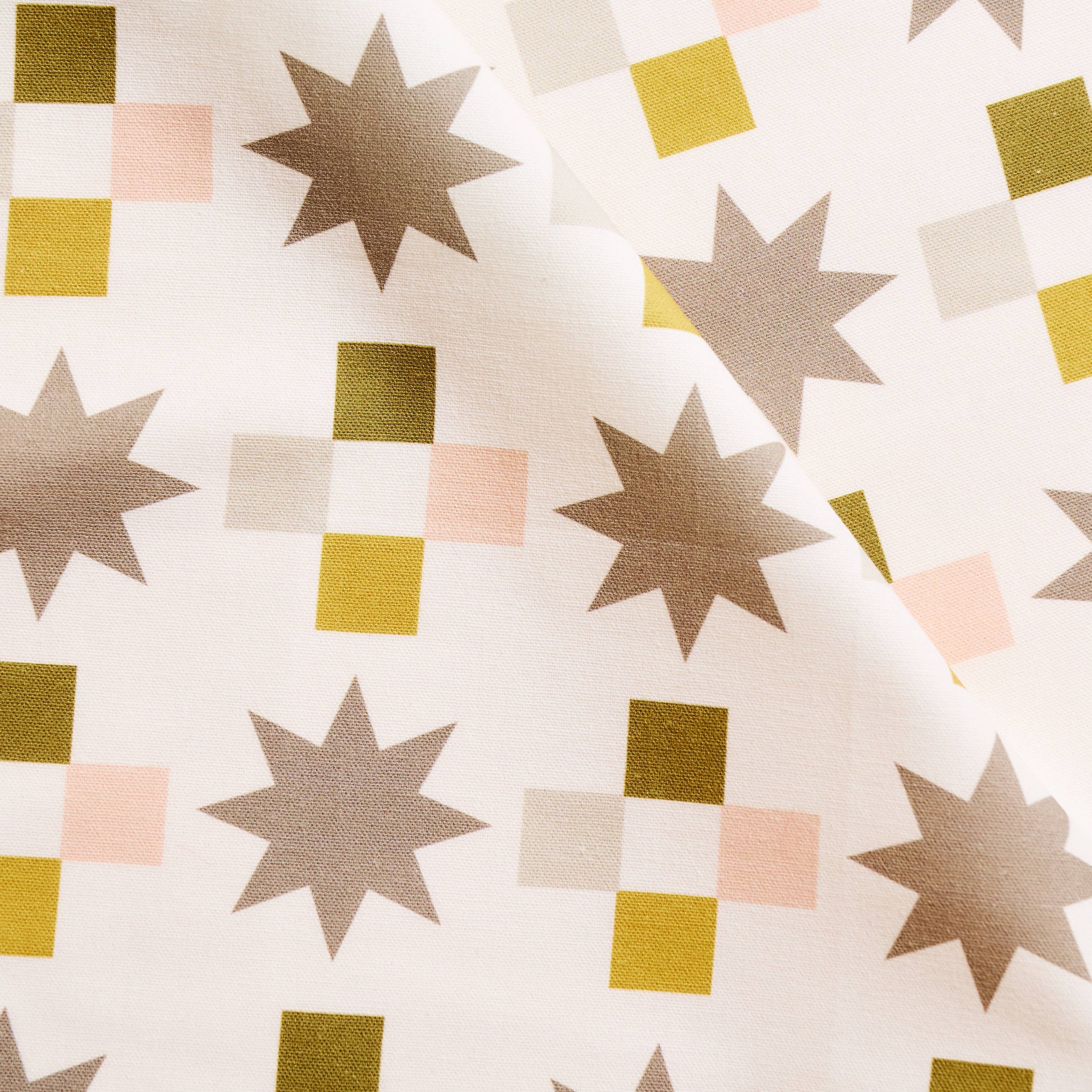 Quilt Block Cotton Tea Towel