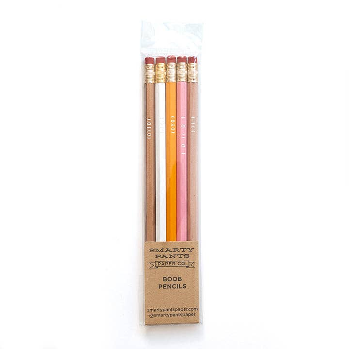Boob Pencil Set