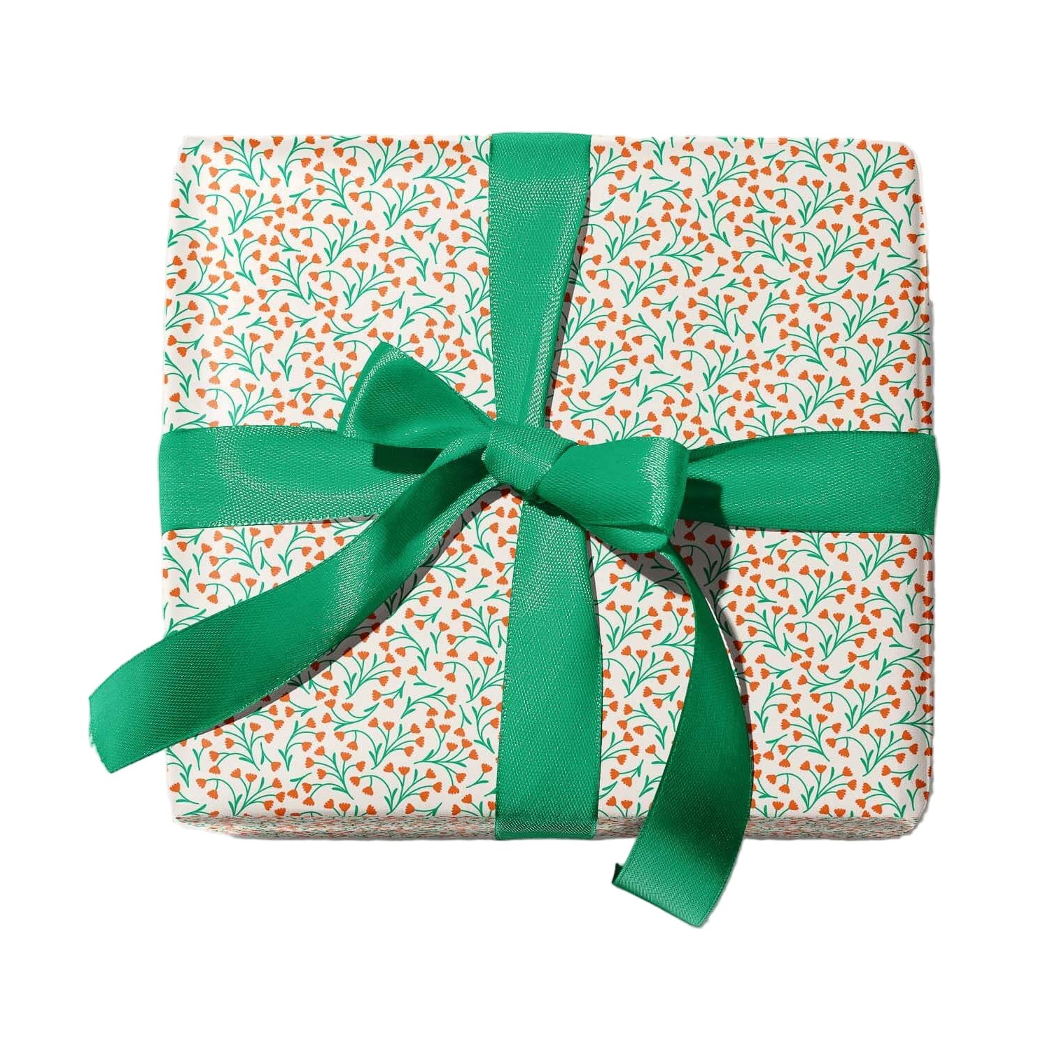 Vine and Blooms Holiday Wrapping Paper: Roll of 3 Sheets