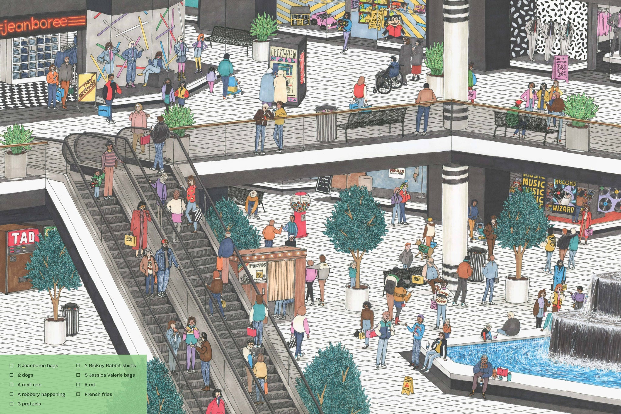 Let's Go to the Mall - Activity Book