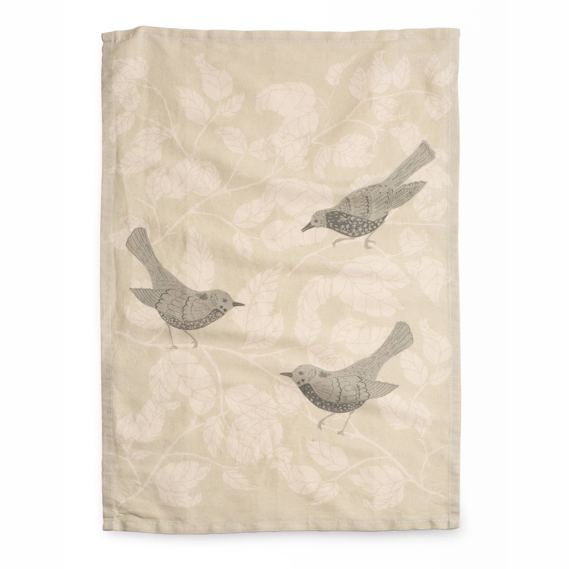 Birds and Brambles Tea Towel