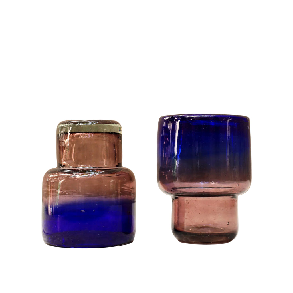 Stacking Glass Tumbler in Dusk