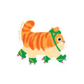 Roller Skate Cat Sticker