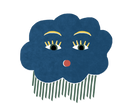 Rainy Cloud Vinyl Sticker