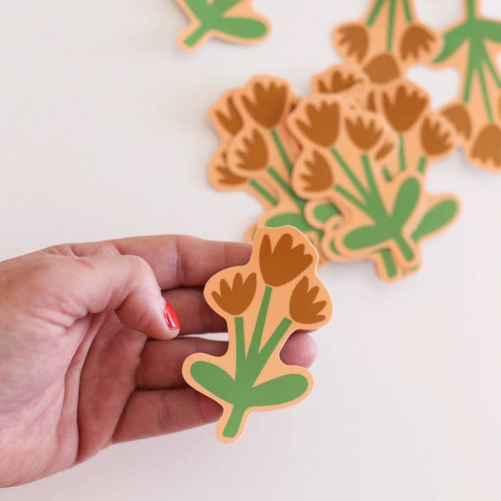Flower Sticker