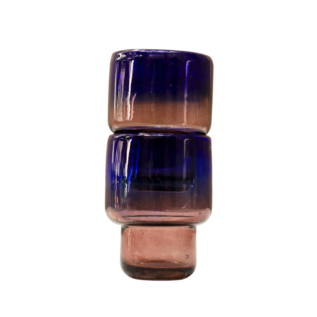 Stacking Glass Tumbler in Dusk