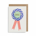 Riso Rosette Birthday Card