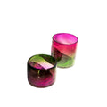 Hand Blown Glass Tumbler in Fiushaverde