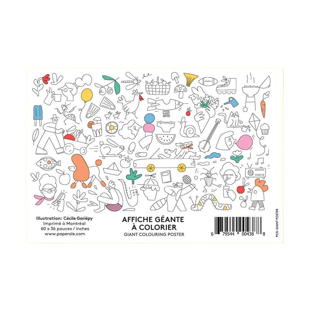 Giant Coloring Poster