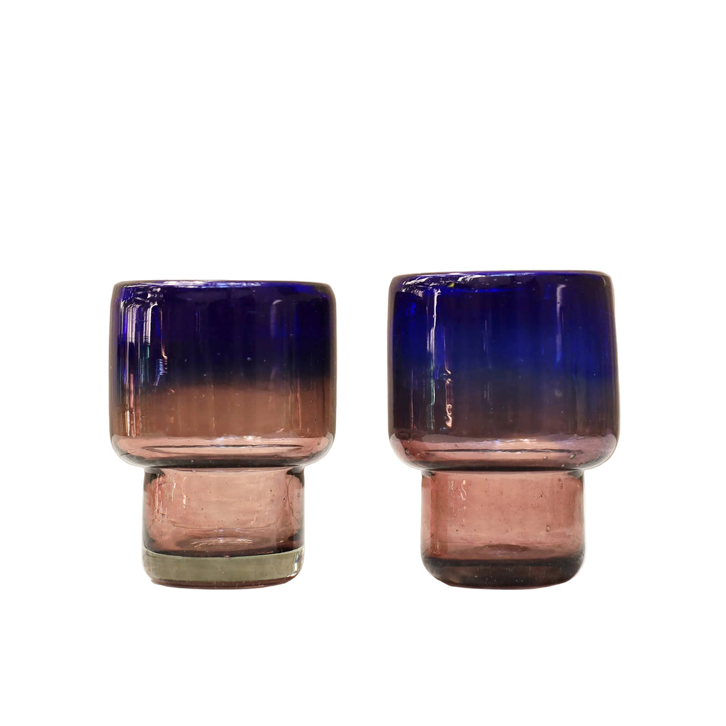 Stacking Glass Tumbler in Dusk
