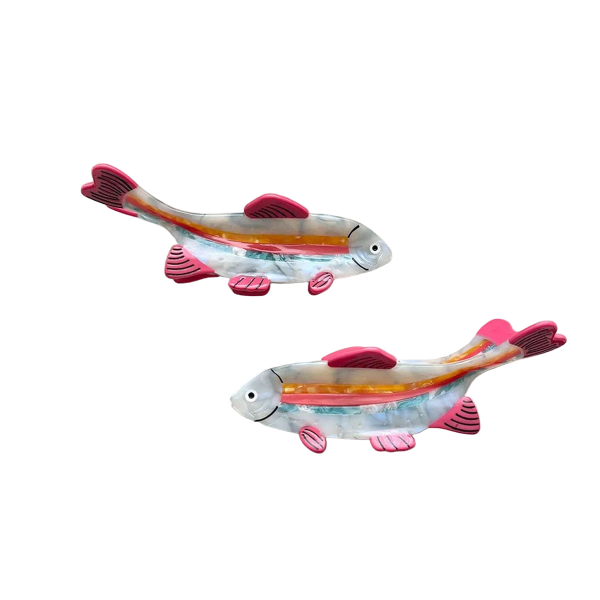 Rainbow Fish Hair Claw