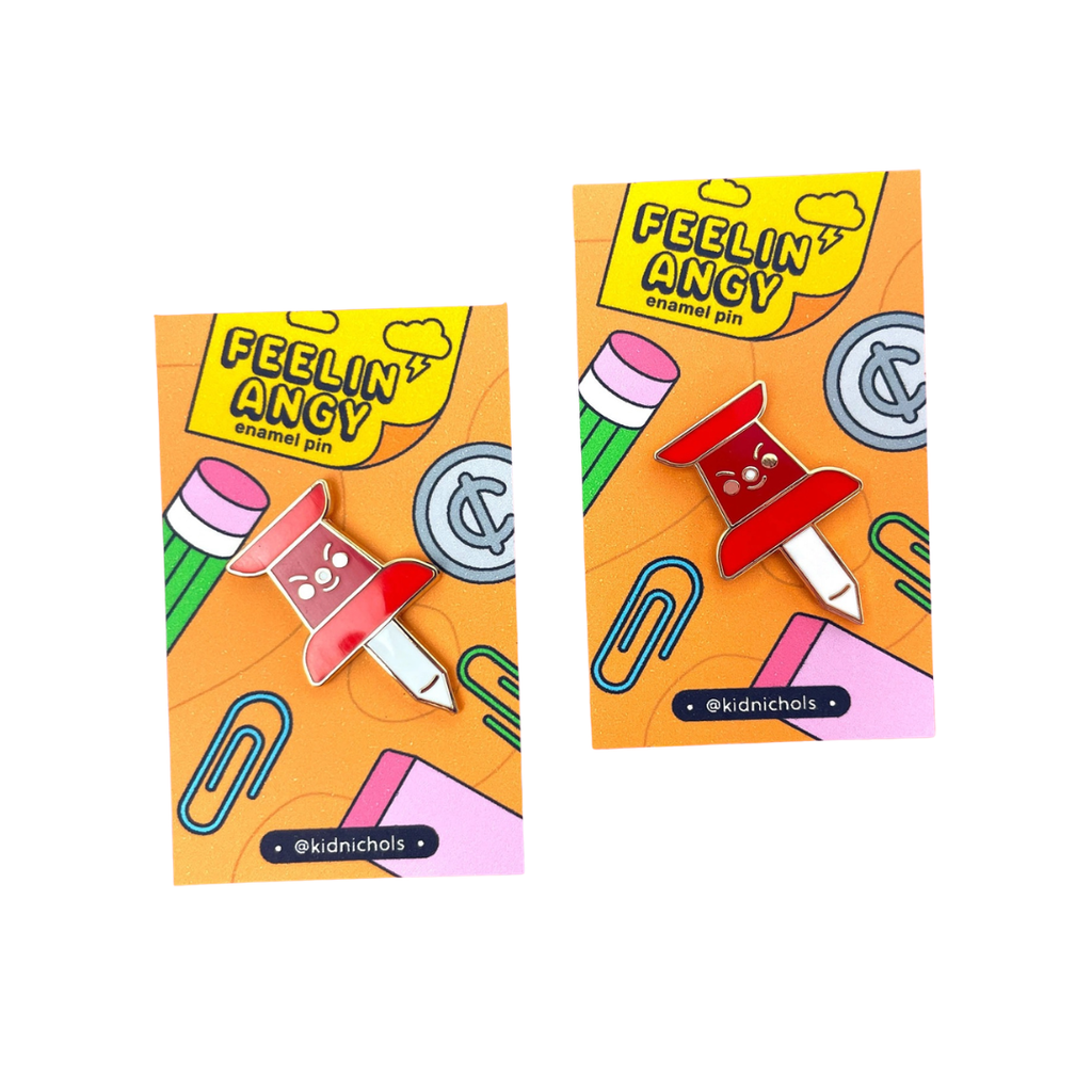 Thumbtack Enamel Pin