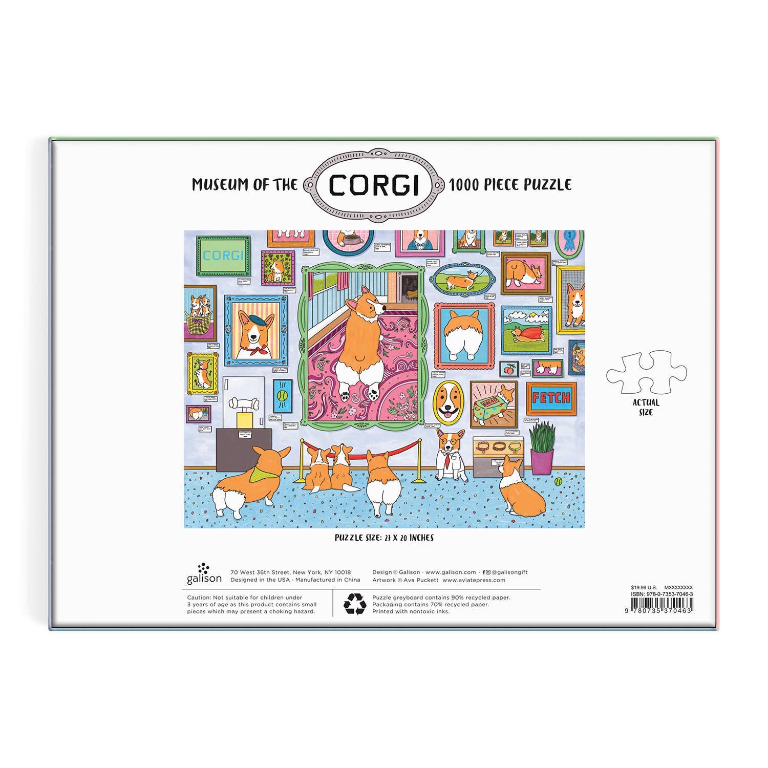 Museum of the Corgi 1000 Piece Puzzle