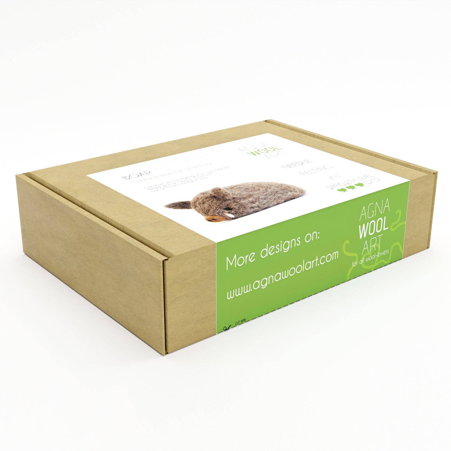 Boar Needle Felting Kit