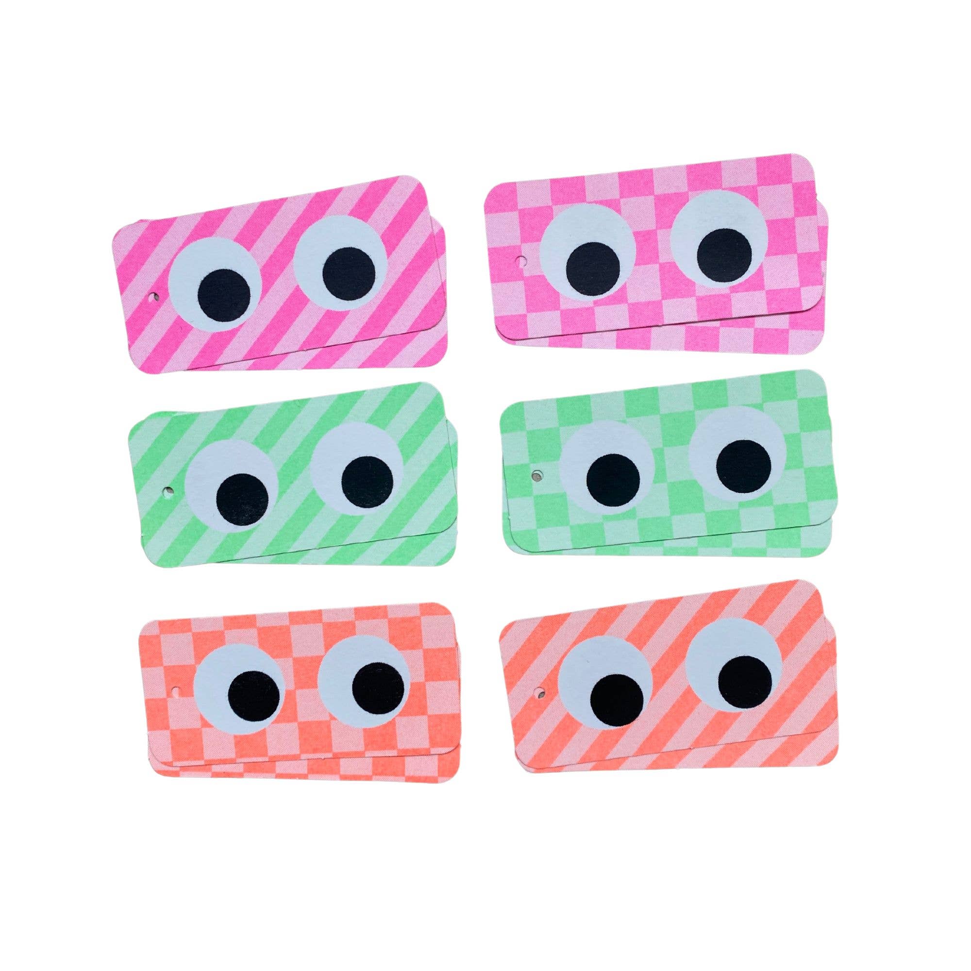 Assorted Googly Eye Gift Tag Set