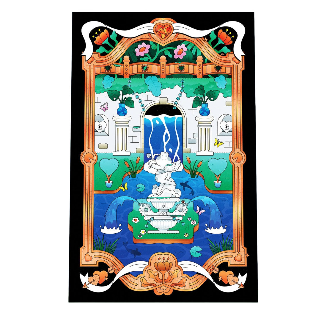 Froggy Haven Art Print