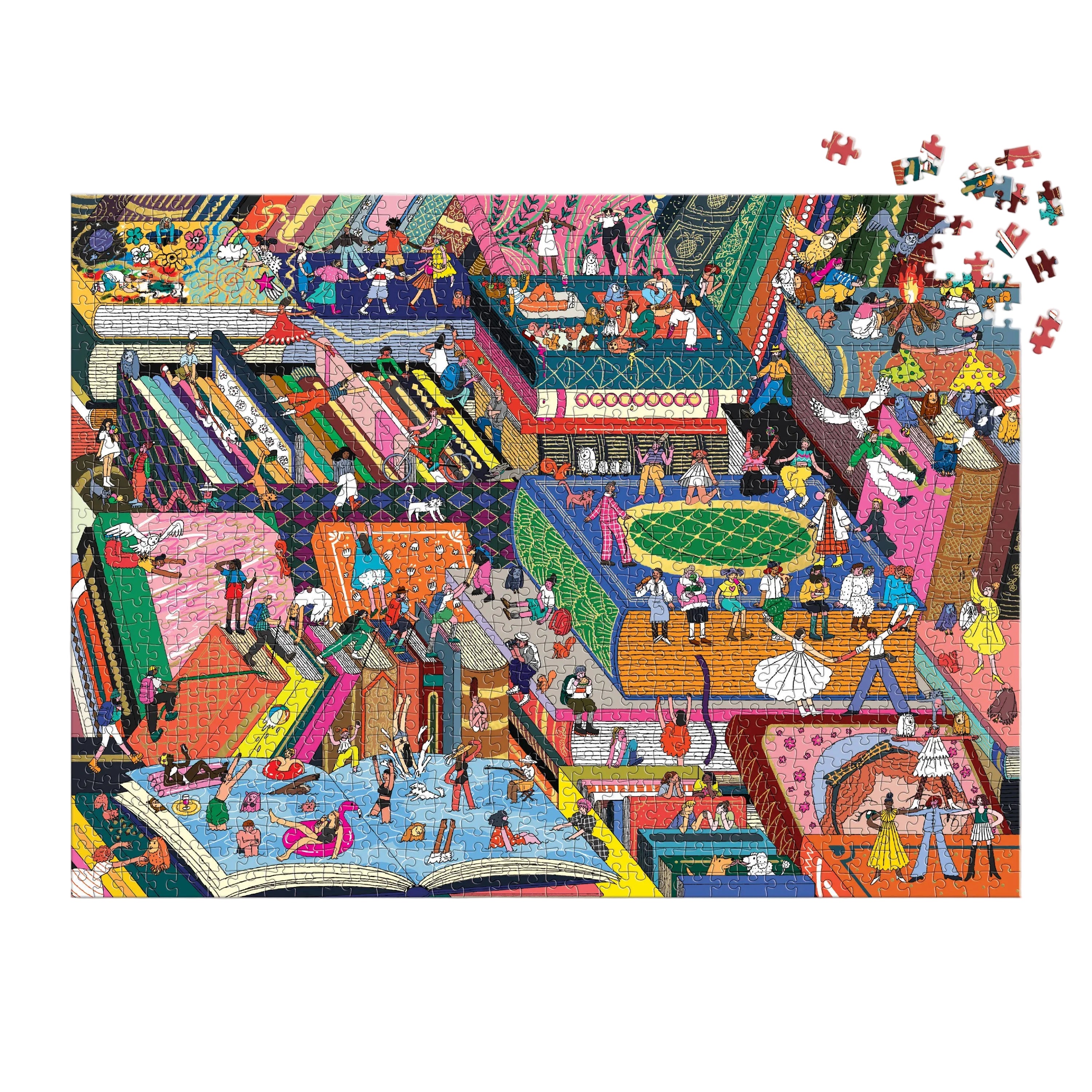 Novel Neighborhood 1000 Piece Foil Puzzle