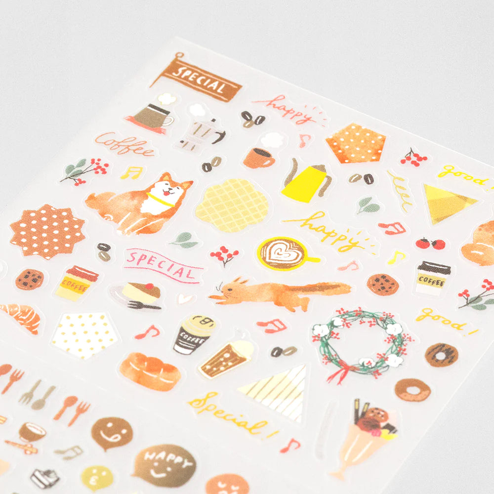 Midori Brown Planner Stickers
