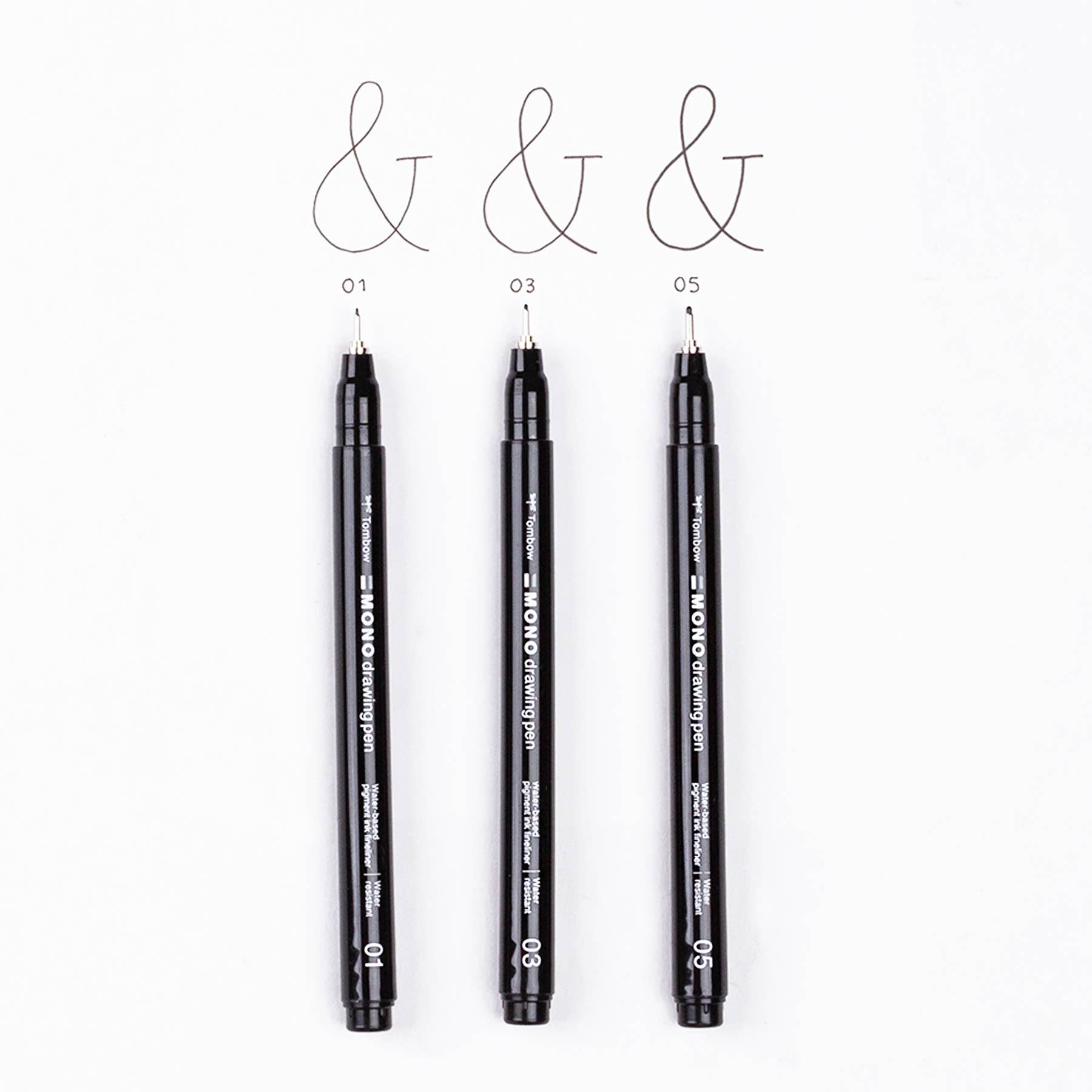 Tombow - MONO Drawing Pens - 3-Pack