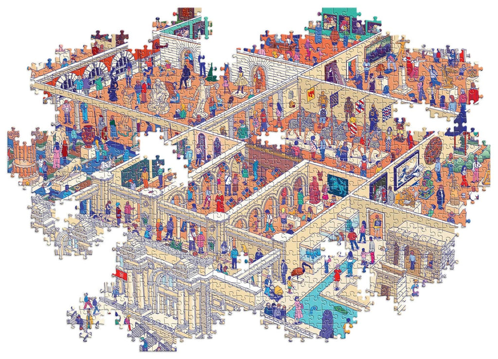 The World of the Museum: An art lover’s 1000-piece jigsaw puzzle with over 80 masterpieces to spot