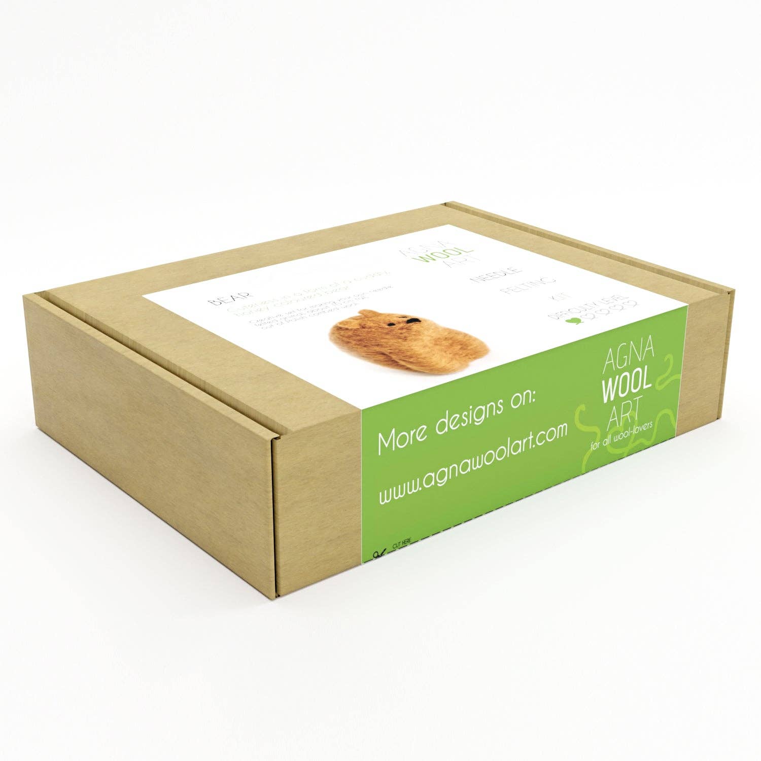 Bear Needle Felting Kit