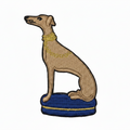 Greyhound Iron on Patch