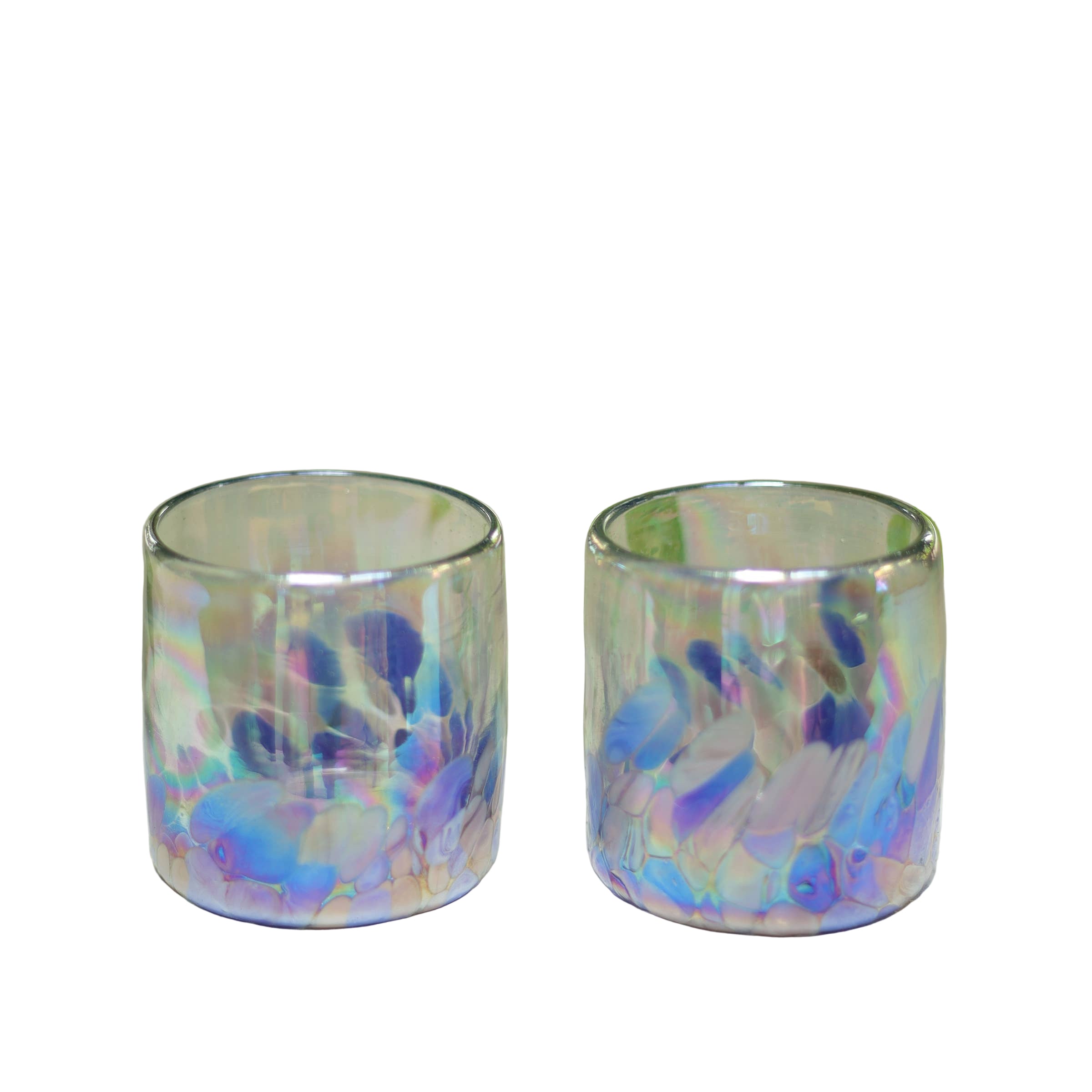Hand Blown Glass Tumbler in Gemstone