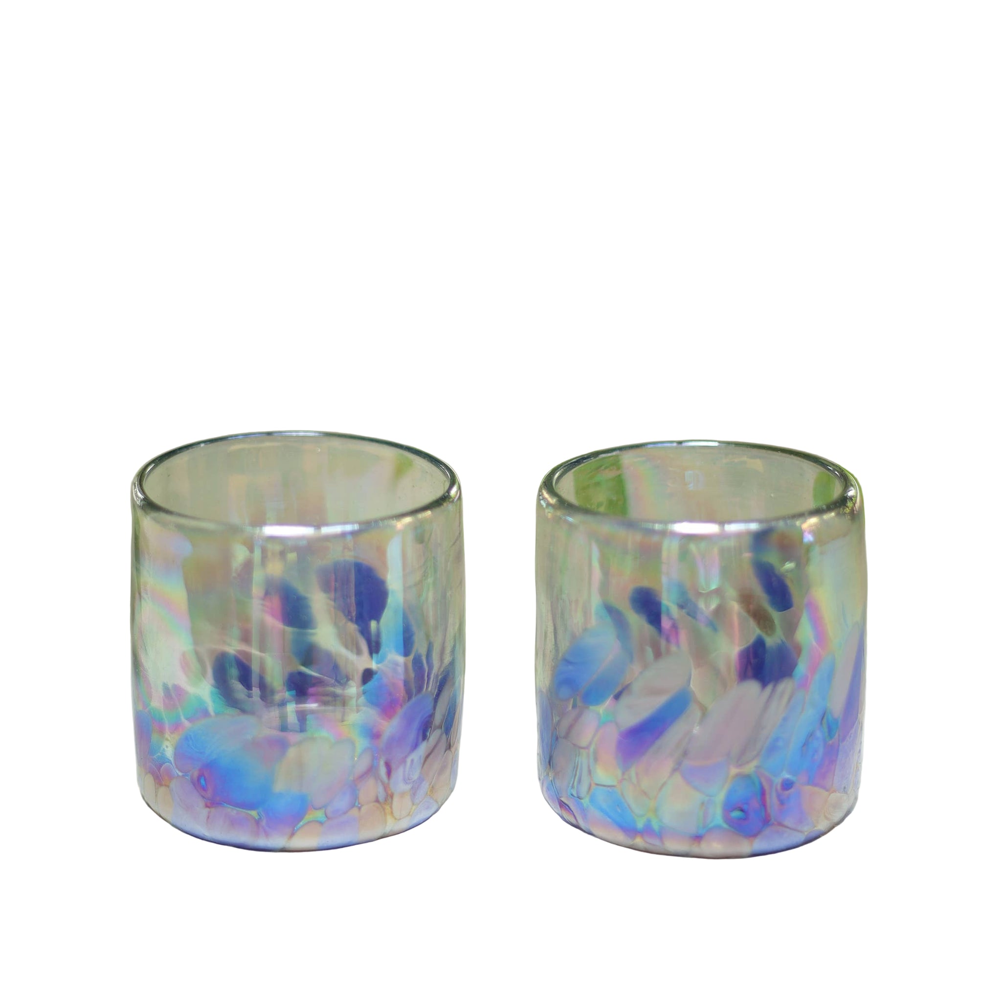 Hand Blown Glass Tumbler - Gemstone