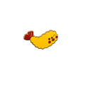 Shrimp Tempura Enamel Pin