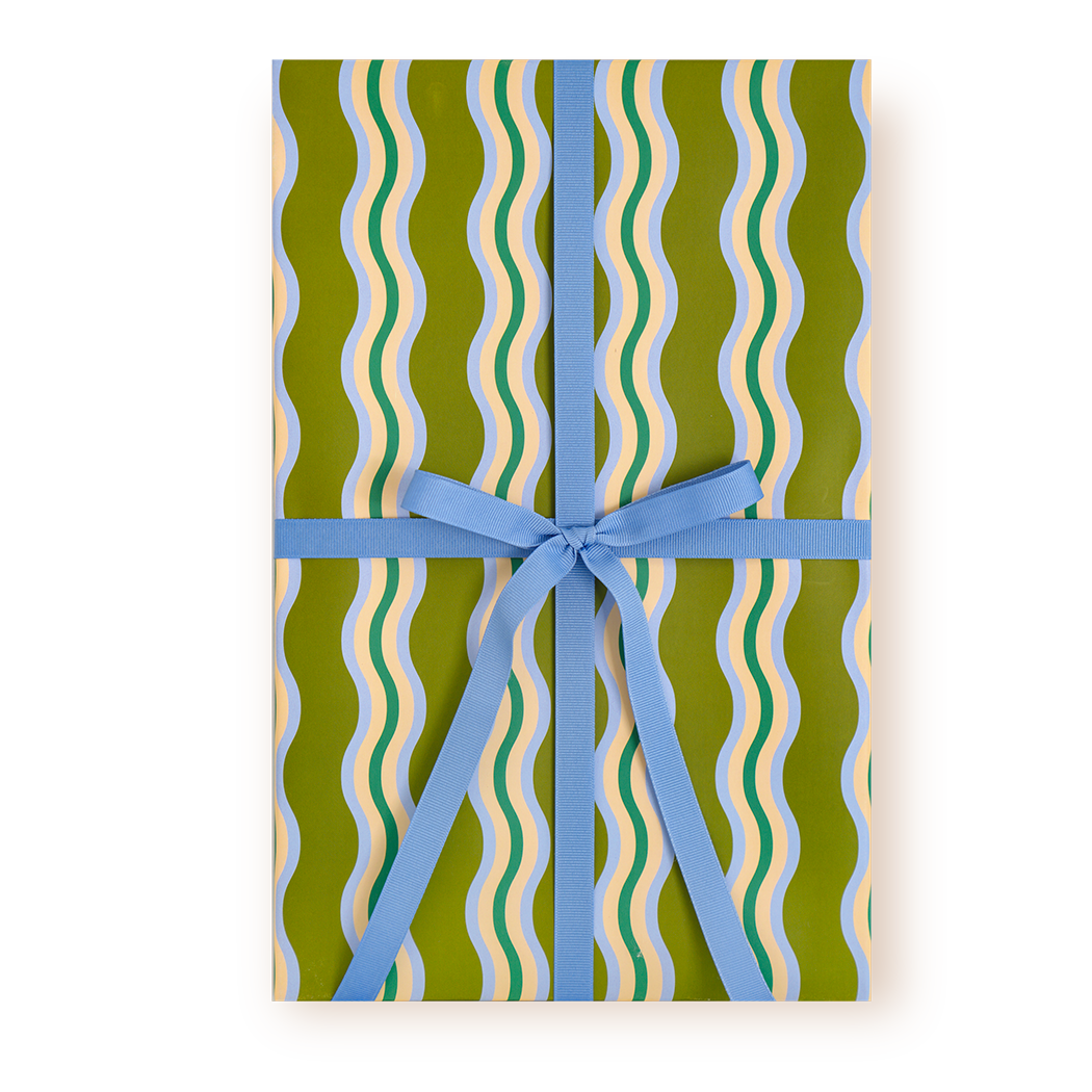 Seaweed Wrapping Paper - Roll of 3 Sheets