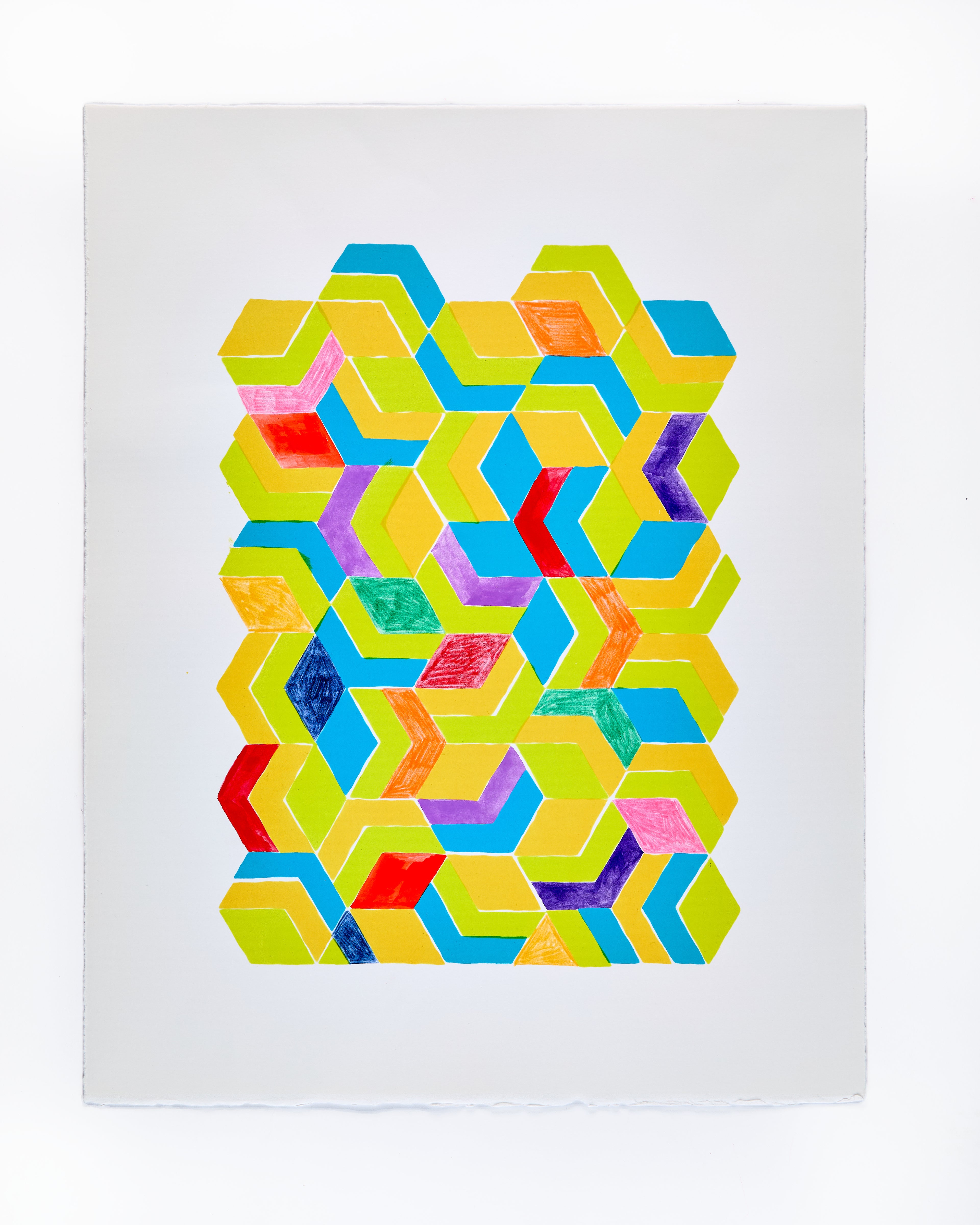 Alex Paik, <i>Hexogen (Cube) = Triad</i> (2015)