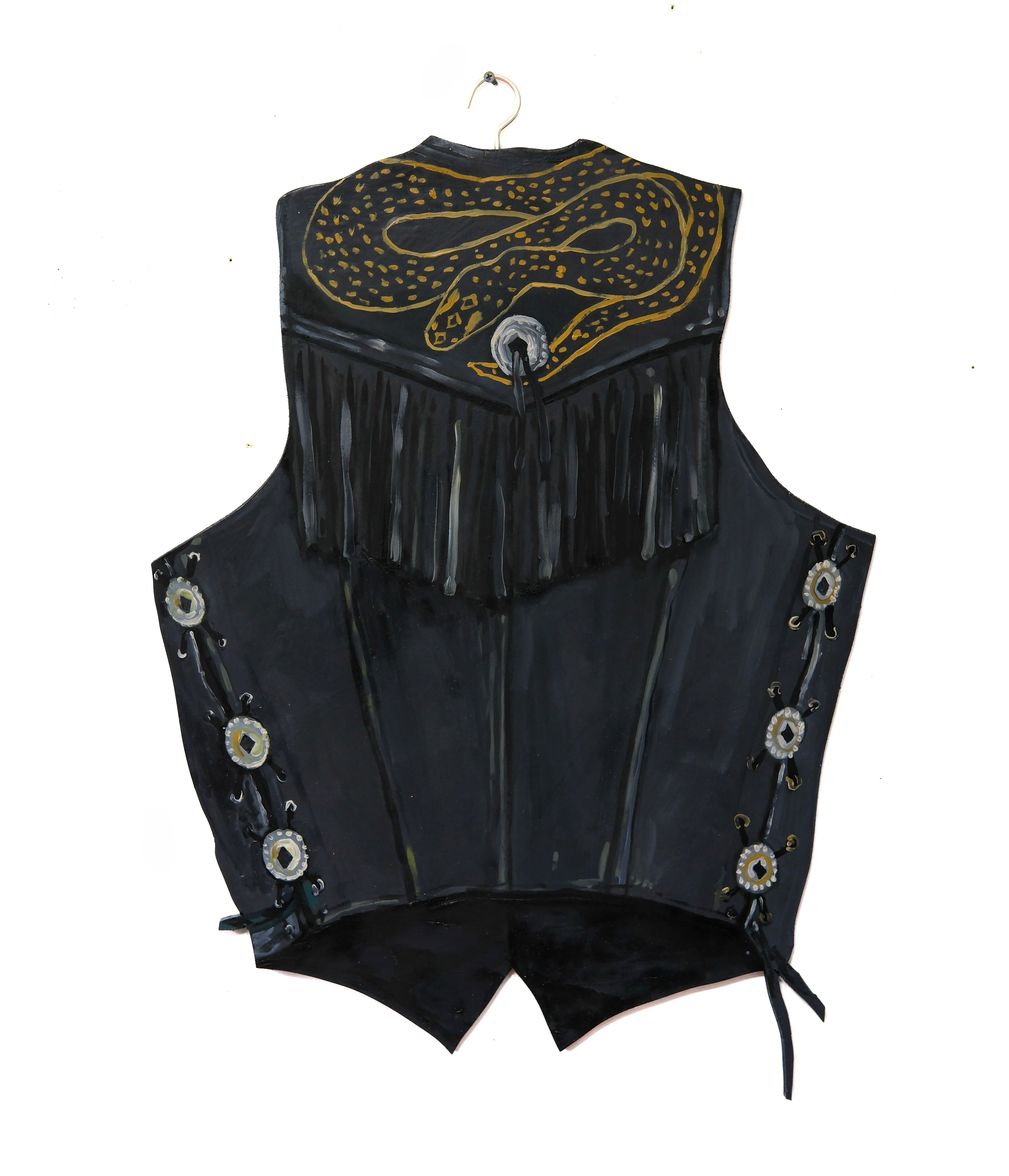 Danielle Klebes, Eve Biddle’s Leather Snake Vest 2 (2026)