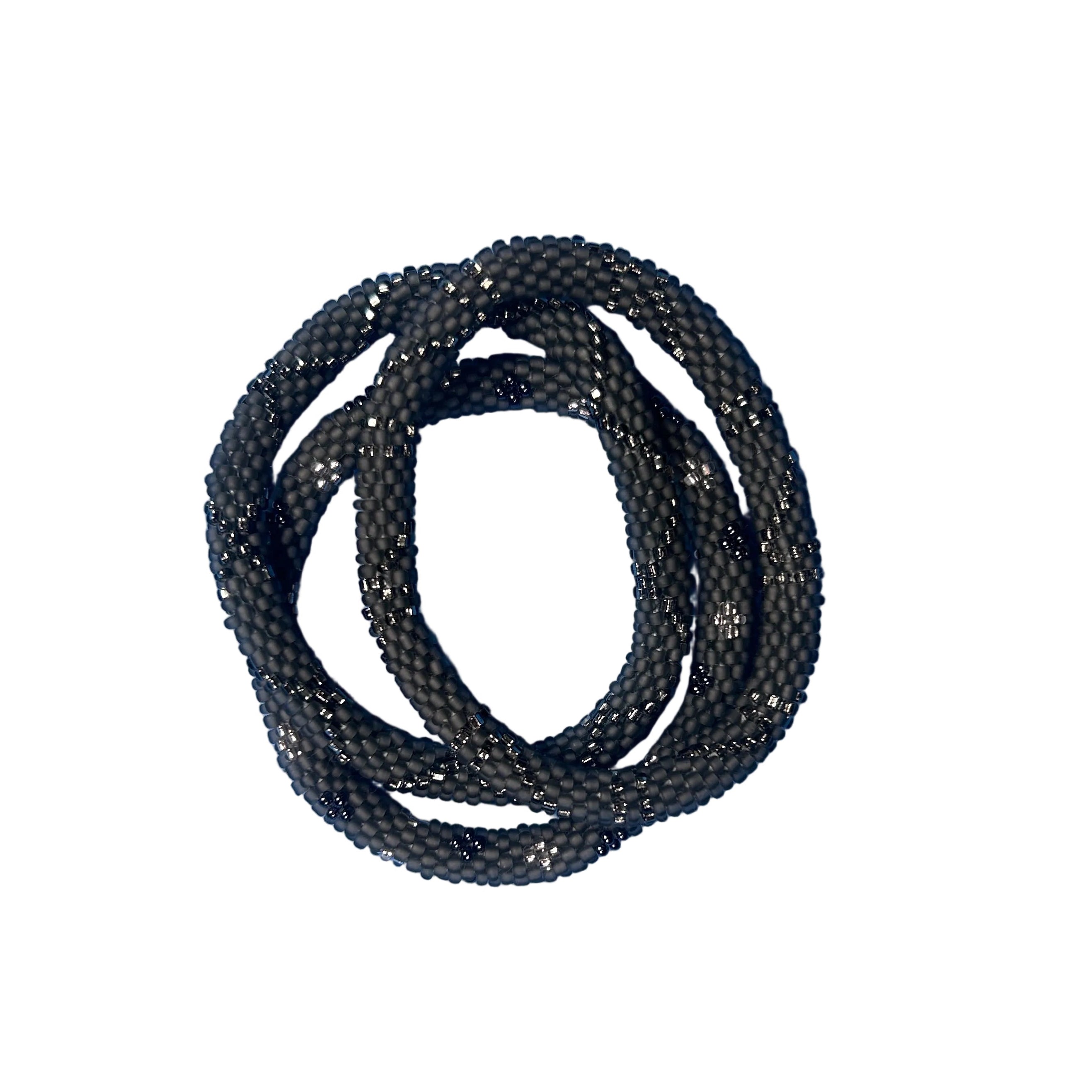 Set of 3 Roll-On Beaded Bracelets