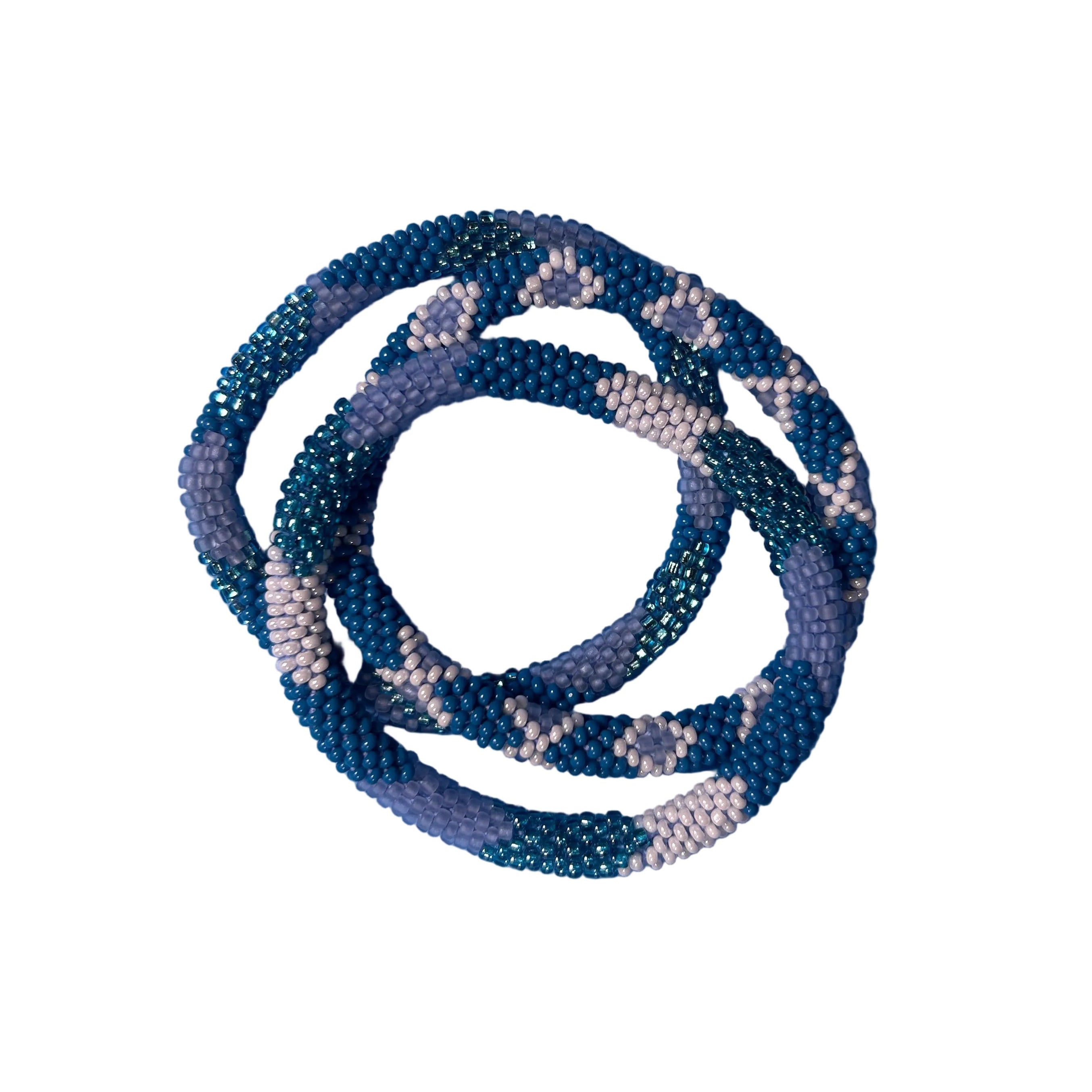Set of 3 Roll-On Beaded Bracelets
