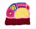 Hand Crocheted Abstractions - Pink Rainbow