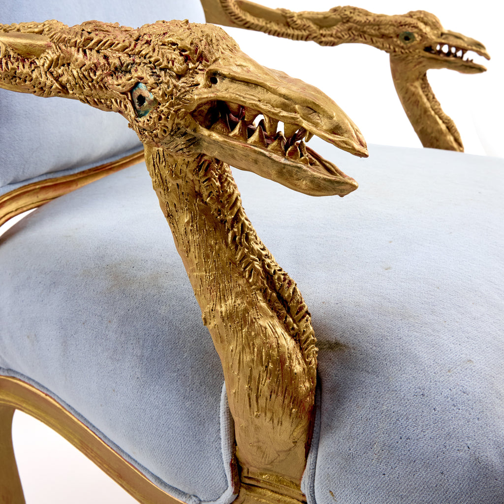Jessica Hargreaves, Cranes with teeth chair (2025)