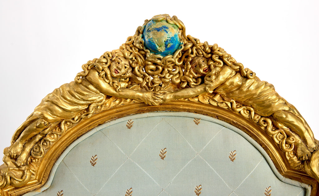Jessica Hargreaves, Girls with the world in their hair chair (2020)