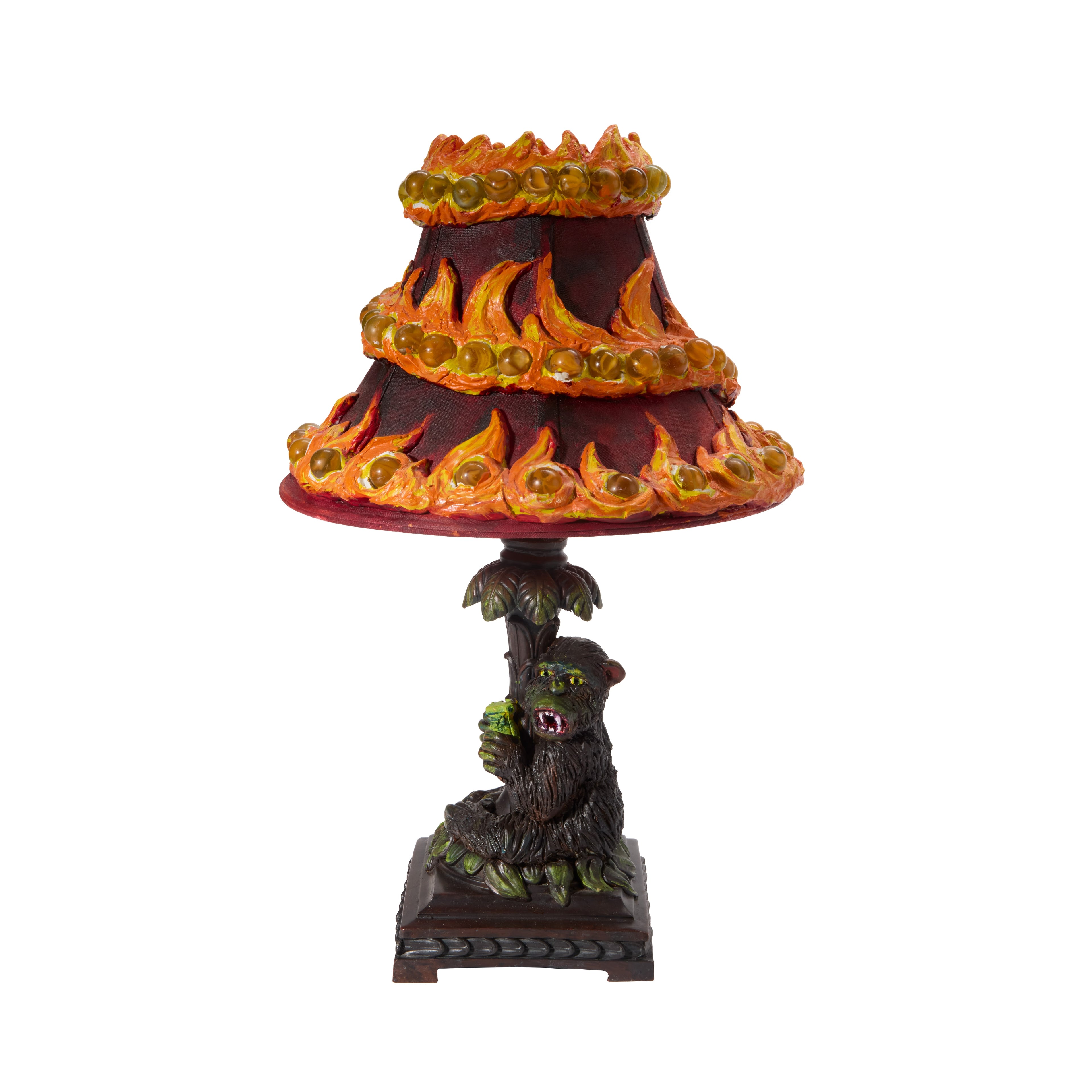 Jessica Hargreaves, Flaming Guerilla and friends lamp (2023)