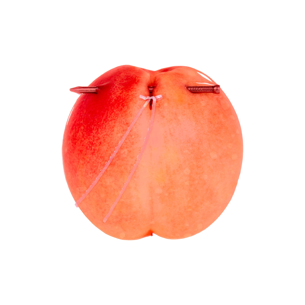 Linye Jiang 江麟冶, Peach from Fruit Portraits; Sweet, Juicy and Rebellious (2023)