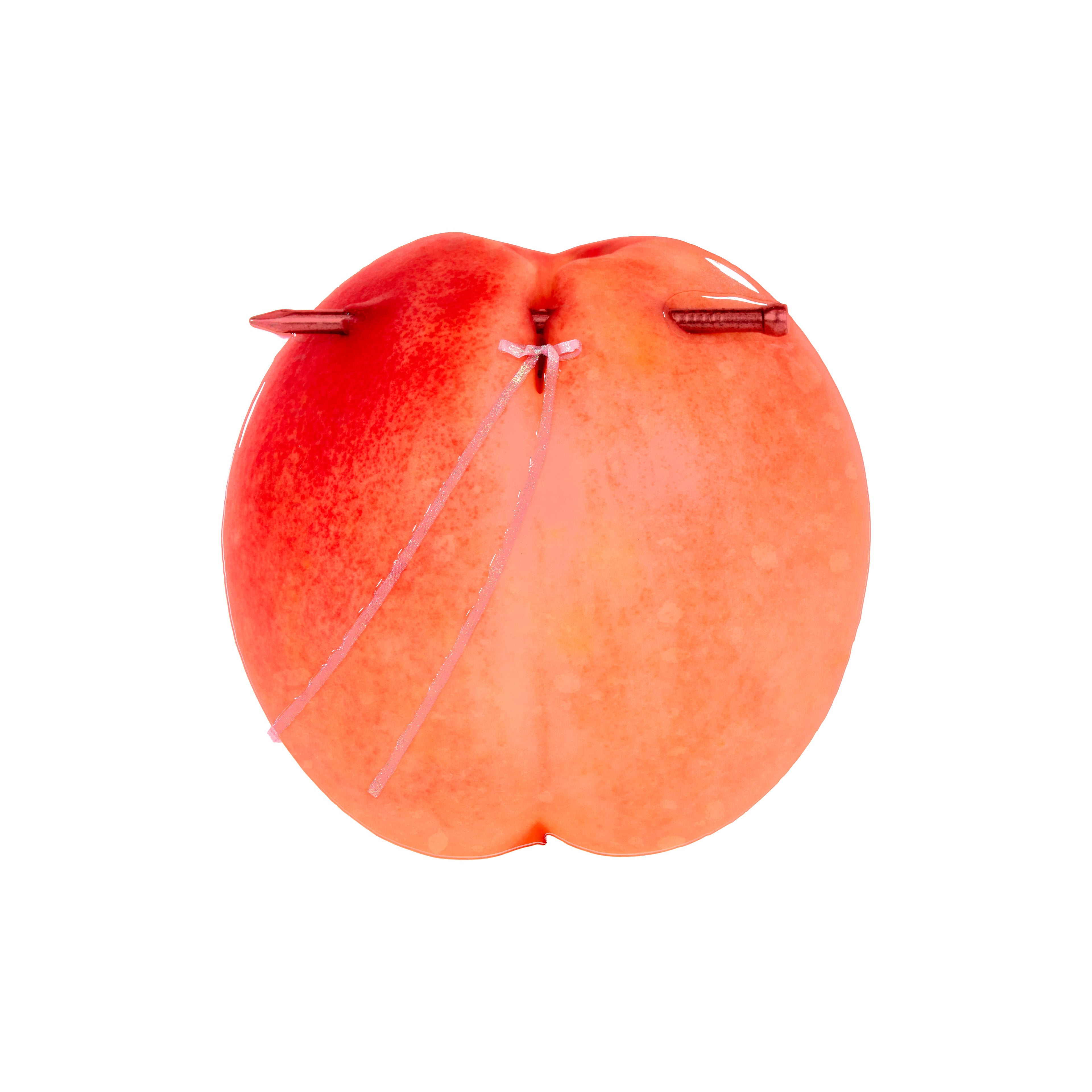 Linye Jiang 江麟冶, Peach from Fruit Portraits; Sweet, Juicy and Rebellious (2023)