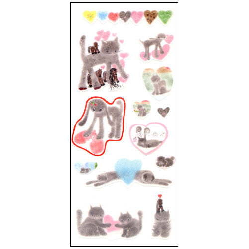 Fuzzy Friends Sticker Sheet