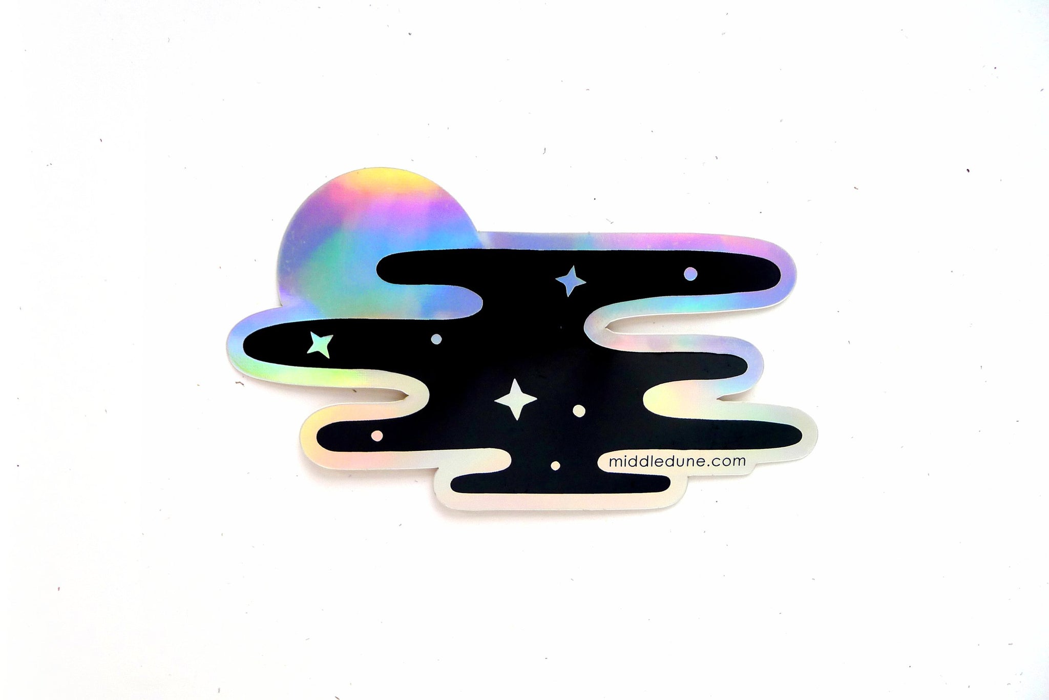 Middle Dune- Holographic Moon Sticker
